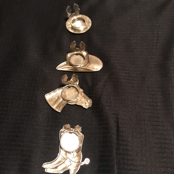 Southwestern 4 silver button covers - Picture 2 of 8